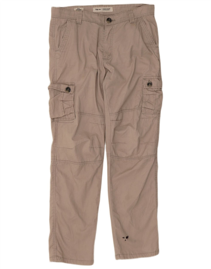 Spodnie męskie Gap Straight Cargo W34 L31 Beżowe