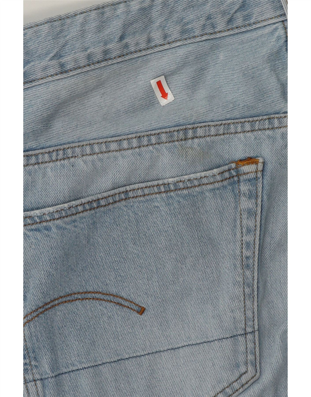 G-STAR Mens Slim Jeans W34 L32 Blue Polyester Vintage G-Star and Second-Hand G-Star from Messina Hembry 