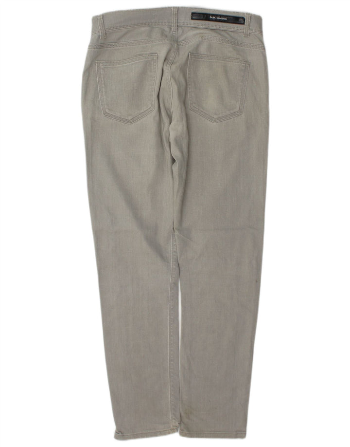 Męskie jeansy slim fit Zara EU 40 Medium W31 L30 Szara bawełna