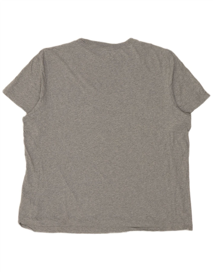Męska koszulka T-shirt NIKE, 2XL, szara, bawełniana w plamki