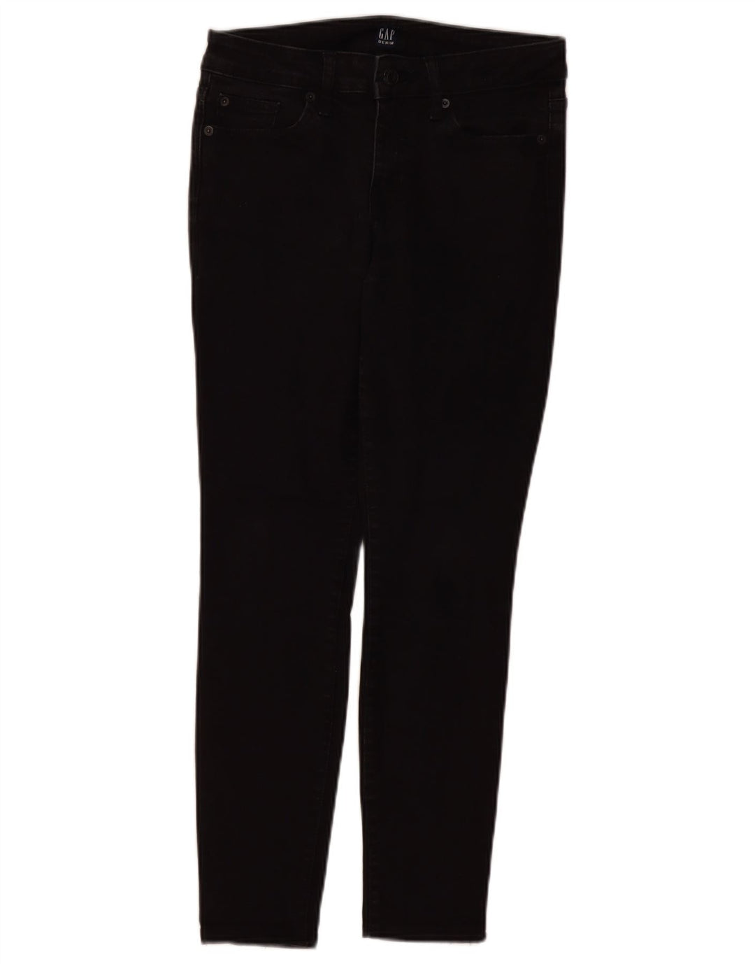 Damskie jeansy skinny GAP W27 L27, czarne, bawełniane