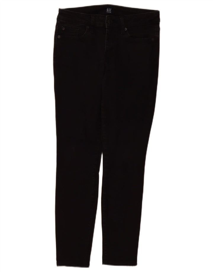 Damskie jeansy skinny GAP W27 L27, czarne, bawełniane