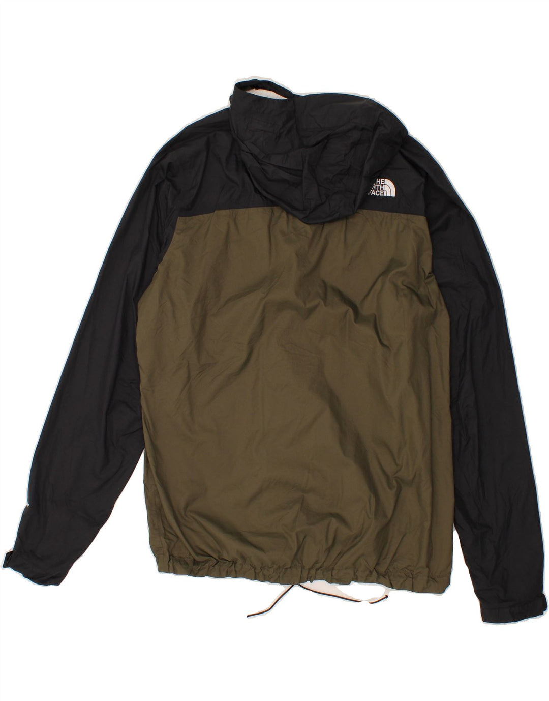 Męska kurtka przeciwdeszczowa z kapturem THE NORTH FACE UK 38, średni kolor khaki