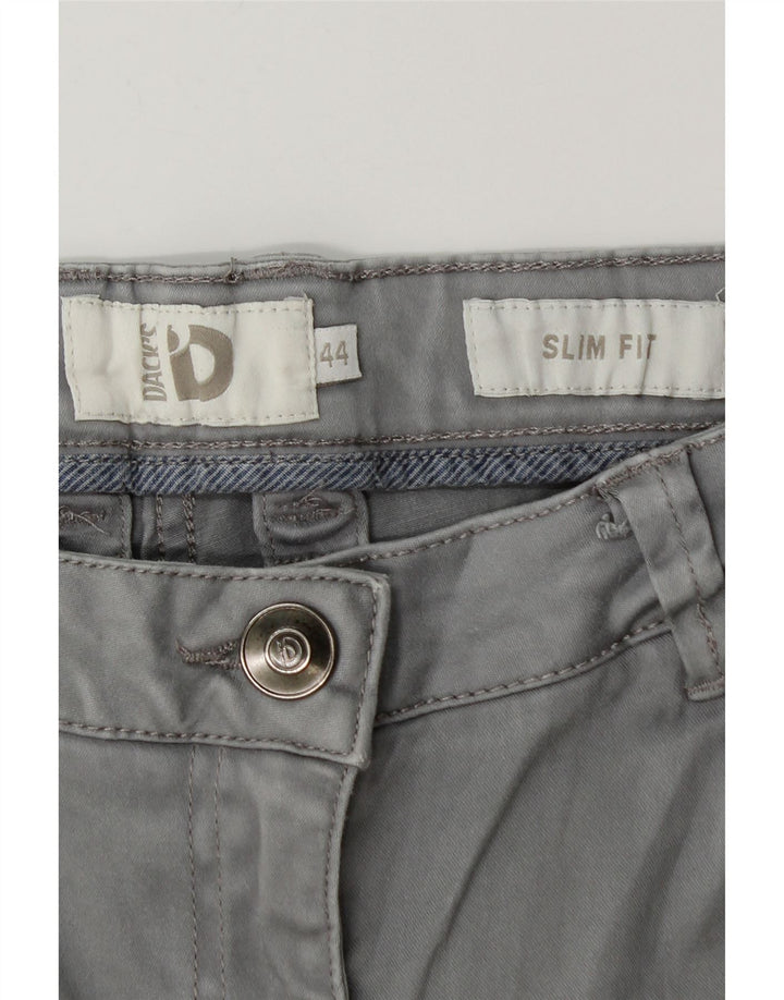 Spodnie damskie Dack's Slim Fit IT 44 Medium W28 L30 Szara bawełna