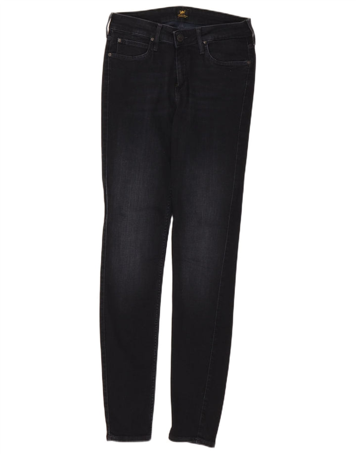 Damskie jeansy Lee Skinny W28 L32 granatowe