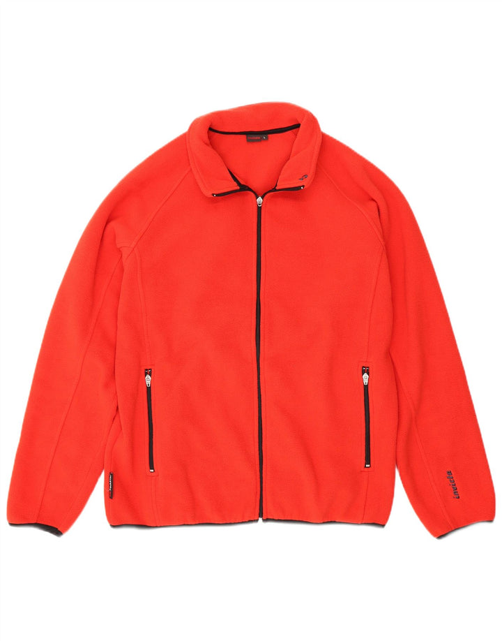 Męska kurtka polarowa INVICTA, duża, czerwona, z poliestru