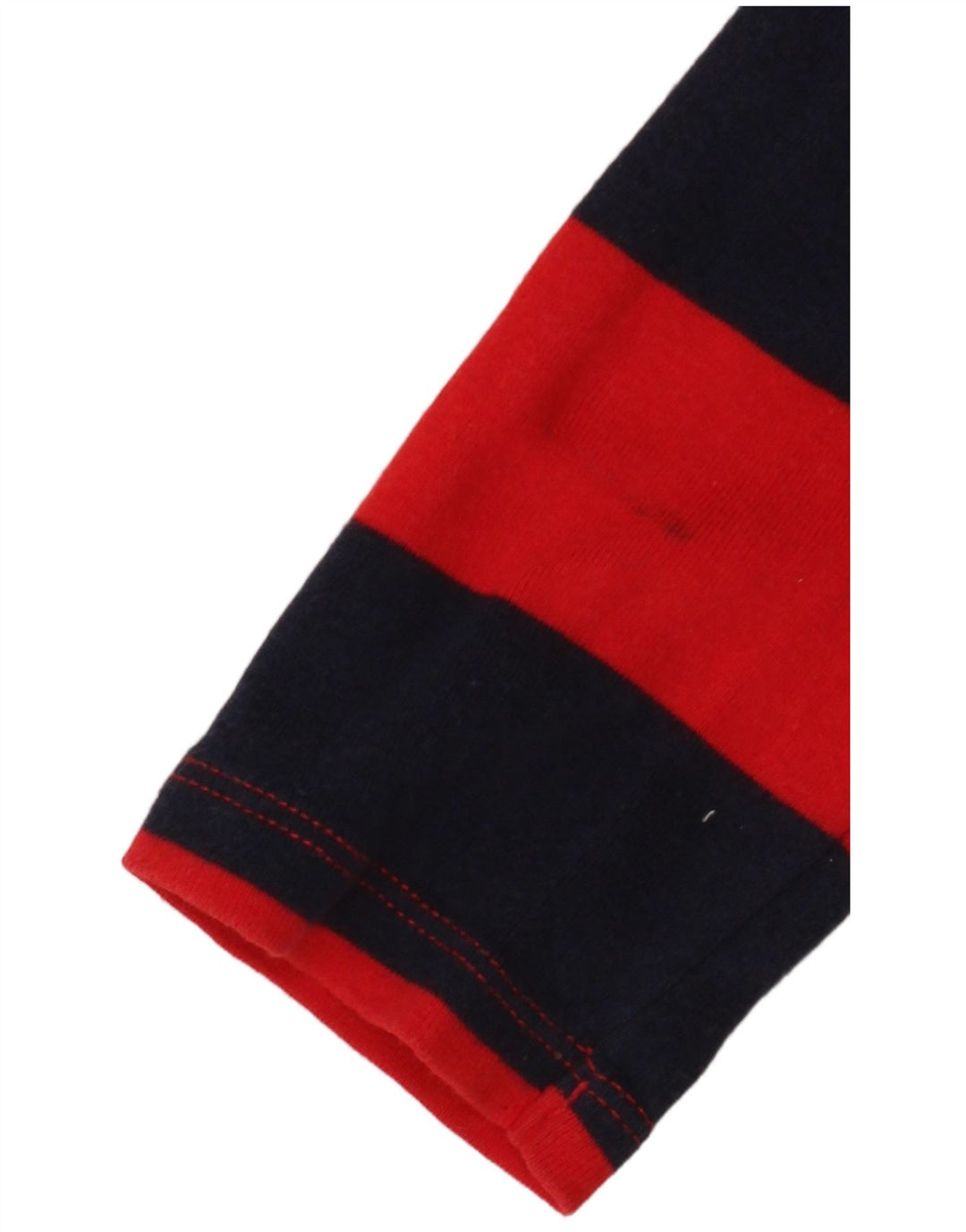 Top damski Tommy Hilfiger z długim rękawem, UK 10, małe, bawełniane w czerwone paski