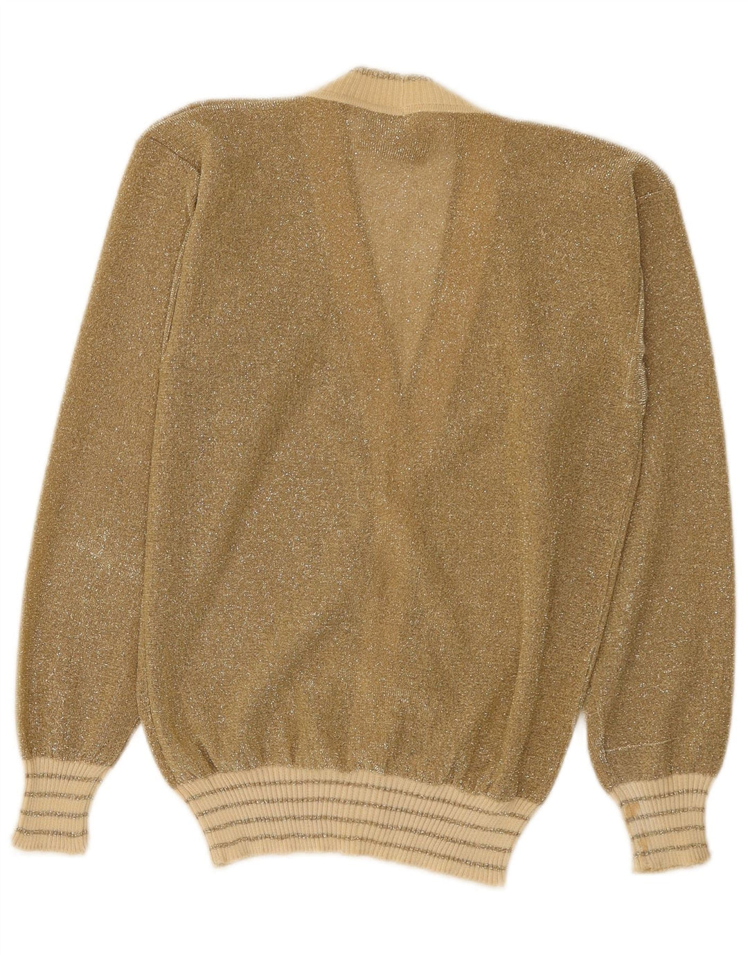 Sweter damski La Perla, UK 12, średni, złoty, nakrapiany