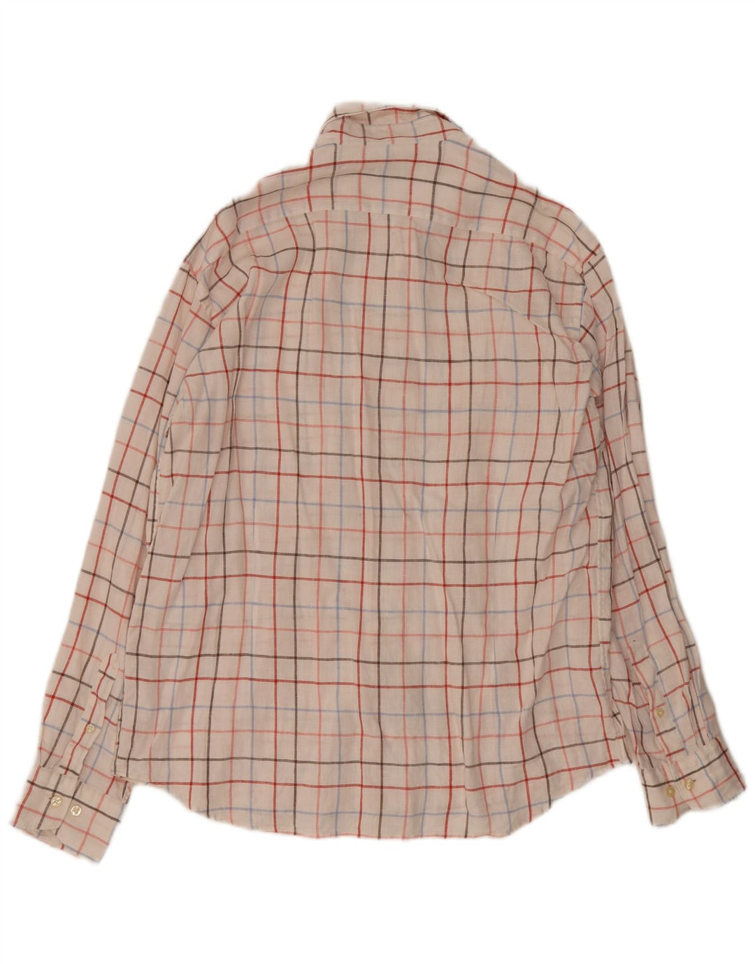 Męska koszula slim fit Gant XL w białą kratkę