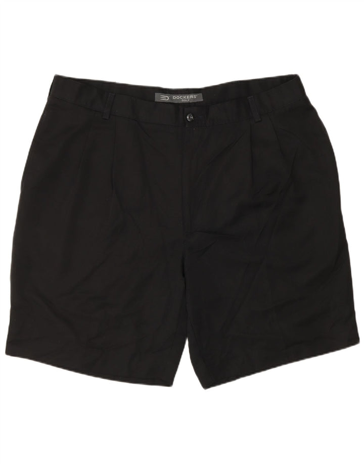 Męskie spodenki golfowe DOCKERS Chino W40 XL, czarny poliester