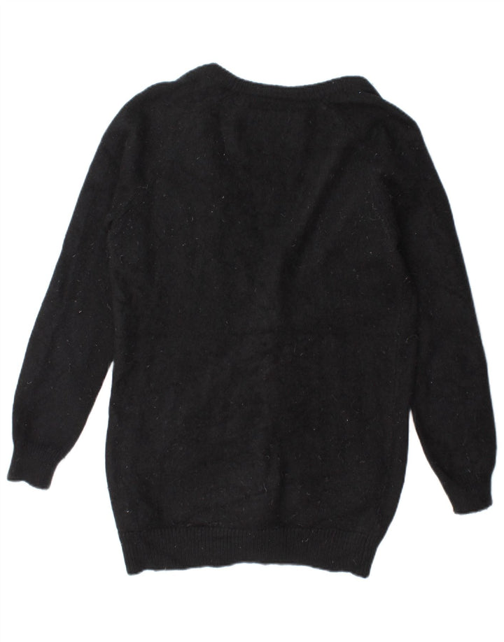 Sweter damski typu oversize Jack Wills UK 10 Small Black Angora