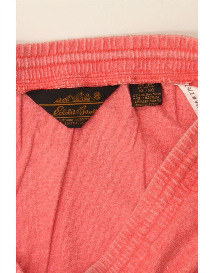 EDDIE BAUER Mens Sport Shorts XL Pink Cotton Vintage Eddie Bauer and Second-Hand Eddie Bauer from Messina Hembry 