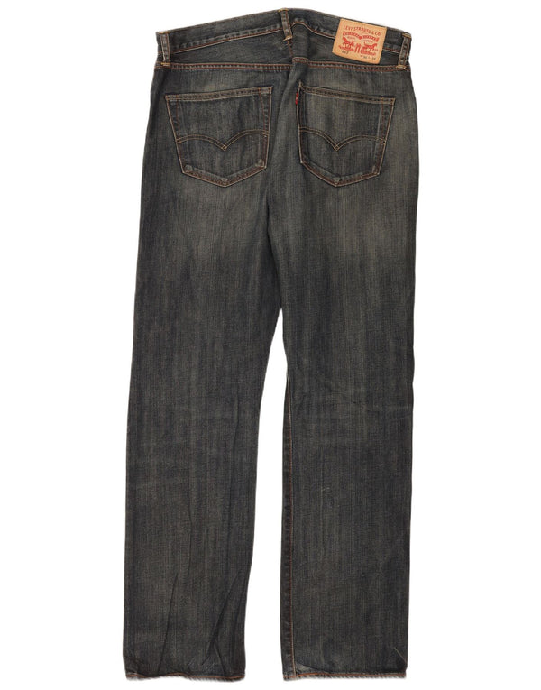 Męskie jeansy Levi's 501 Straight W36 L34 Niebieskie bawełniane