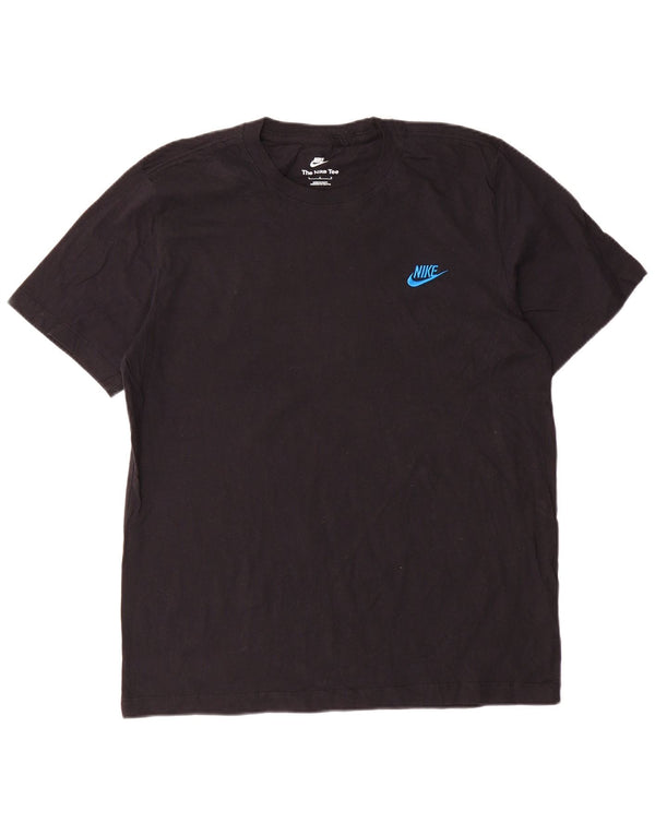 Męski T-shirt Nike, duży, czarny, bawełniany