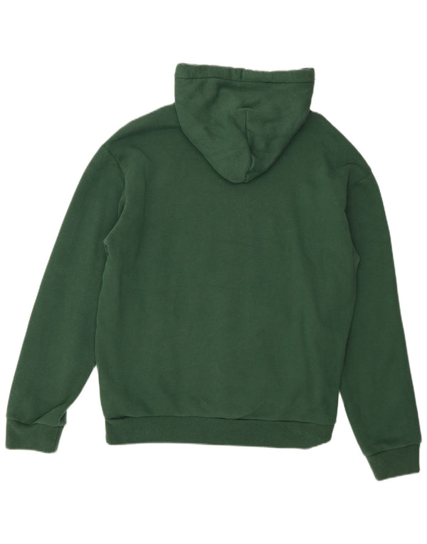 Hollister Mens Hoodie Jumper Medium Green Cotton