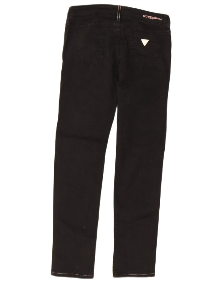 Jeansy damskie GUESS W26 L28 Czarne bawełniane