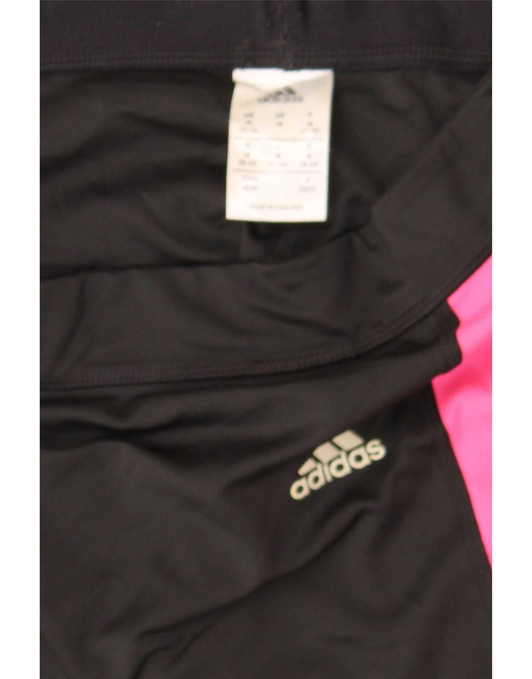 Damskie legginsy Adidas Graphic UK 12/14 w kolorze średniej czerni