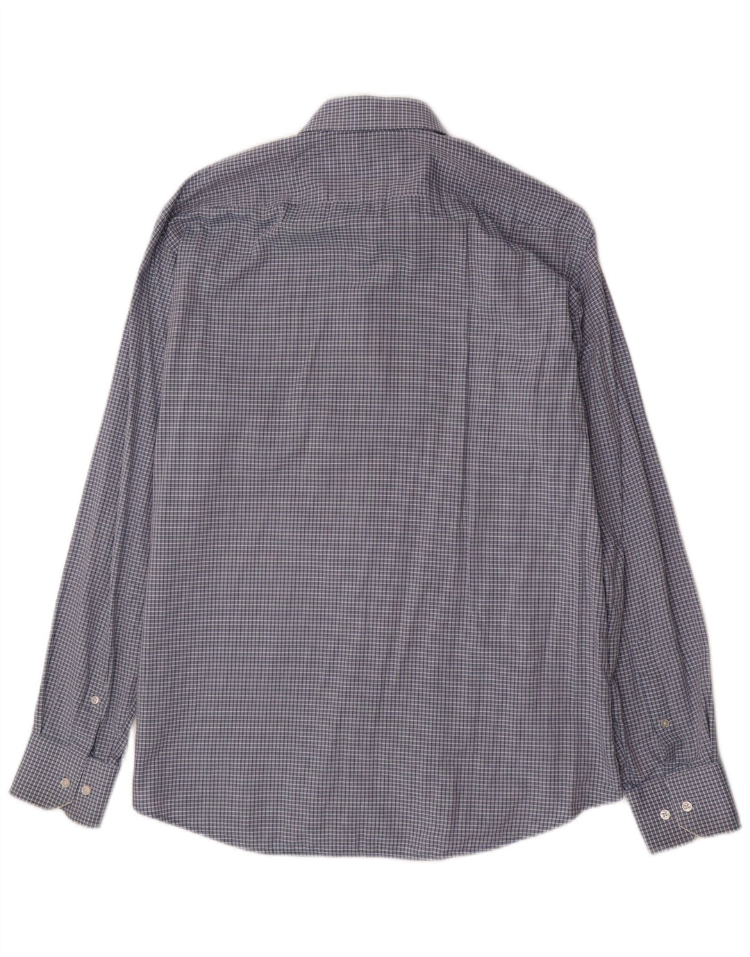 Męska koszula o regularnym kroju HUGO BOSS, rozmiar 42 16 1/2, duża niebieska kratka