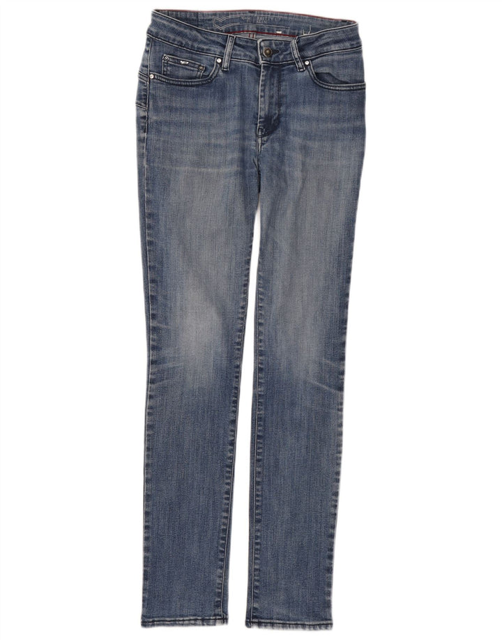 Damskie jeansy Gas Slim W26 L30 Niebieskie bawełniane