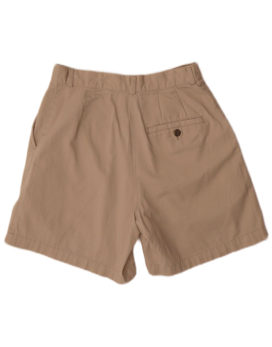 Damskie spodenki chino L.L.BEAN z wysokim stanem US 6 Medium W26, beżowa bawełna