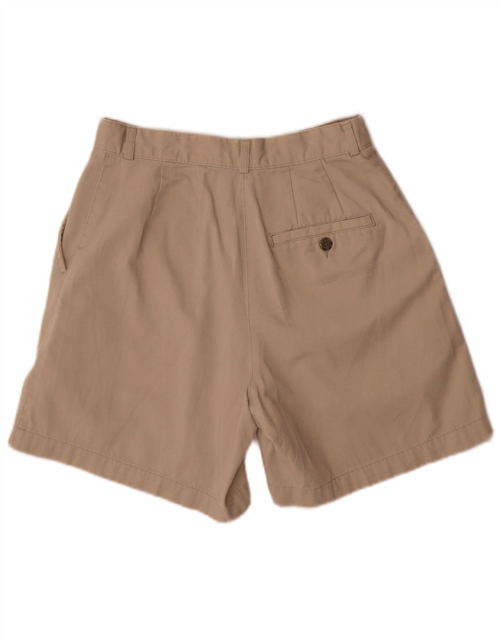 Damskie spodenki chino L.L.BEAN z wysokim stanem US 6 Medium W26, beżowa bawełna