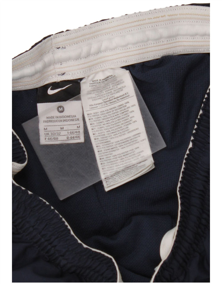 Męskie spodenki sportowe NIKE, średni granatowy, poliester z blokami kolorów