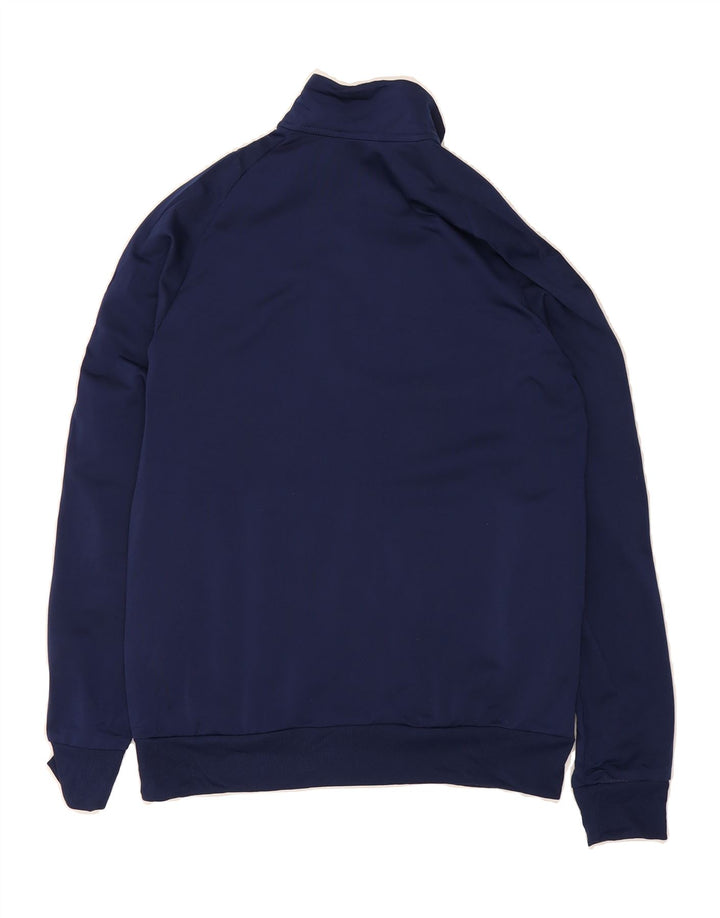ADIDAS Boys Tracksuit Top Jacket 13-14 Years Large Navy Blue Polyester Vintage Adidas and Second-Hand Adidas from Messina Hembry 