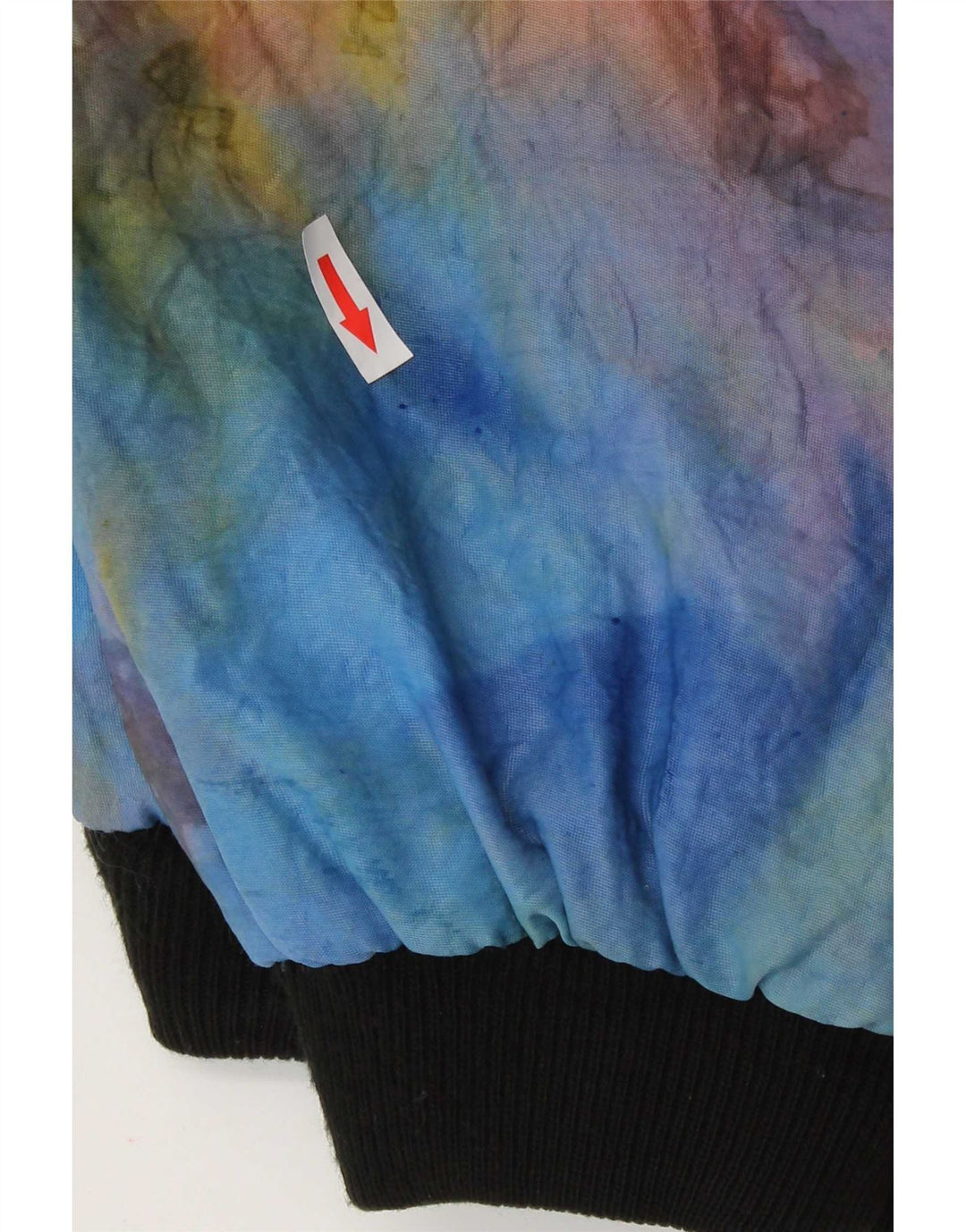 Damska kurtka bomberka w stylu vintage IT 42 Średni wielokolorowy poliamid typu tie-dye
