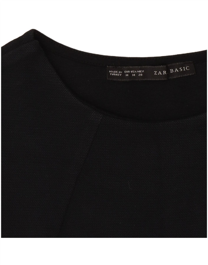 Bluzka damska ZARA Top UK 12 Średni Granatowy