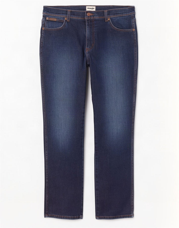 Wrangler Męskie jeansy Texas Slim W34 L32 Niebieskie bawełniane