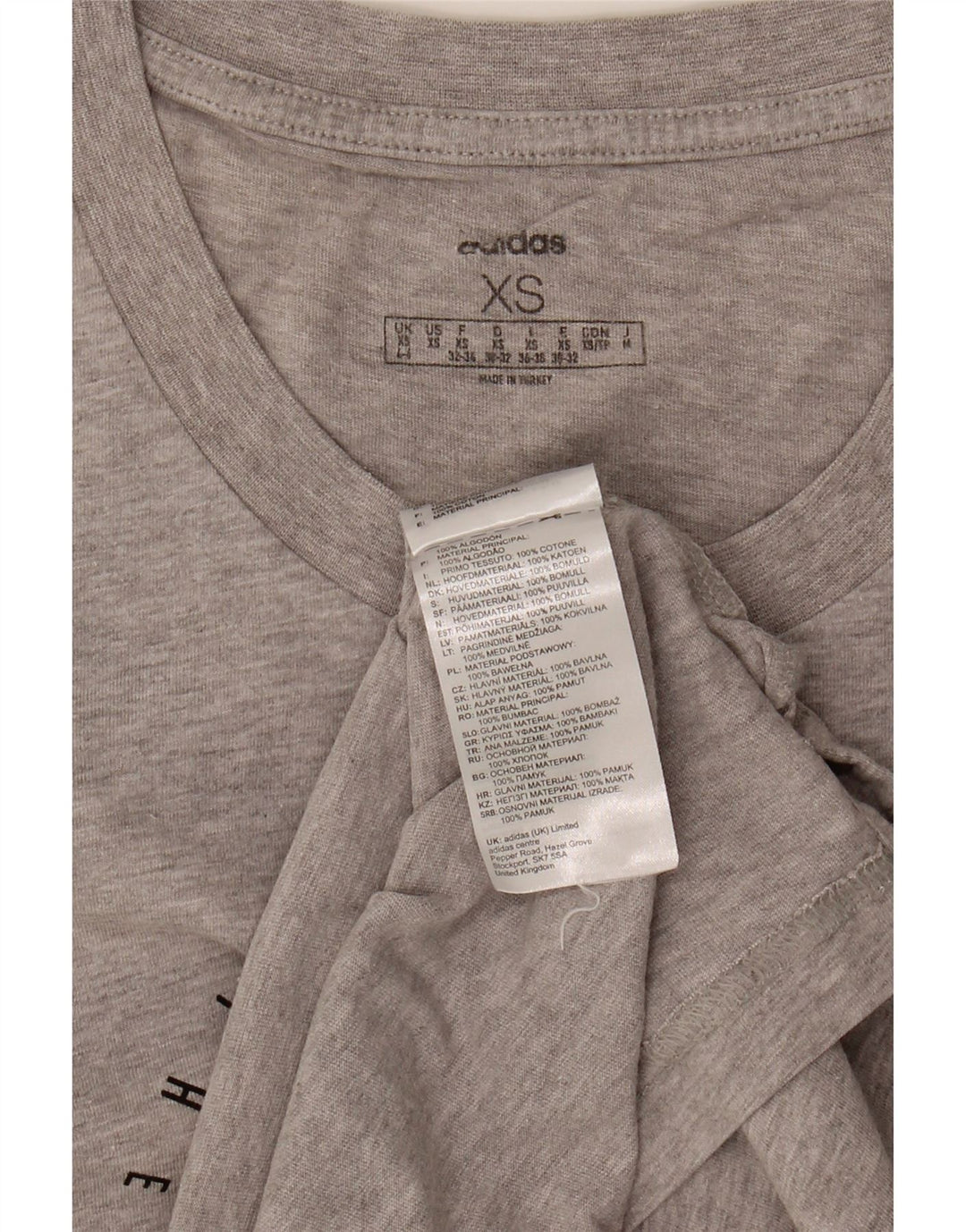 Womens Graphic T-Shirt Top UK 4/6 XS Vintage Adidas and Second-Hand Adidas from Messina Hembry 