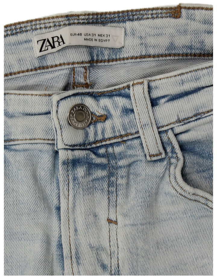 Męskie jeansy Zara w trudnej sytuacji EU 40 Medium W31 L29 Niebieskie