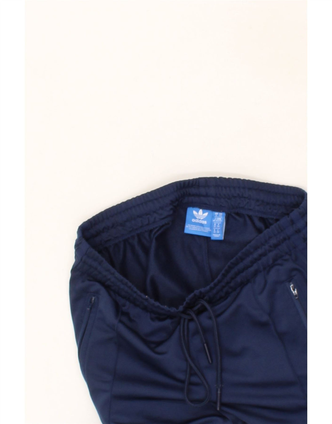 ADIDAS Womens Tracksuit Trousers UK 6 XS Navy Blue Polyester Vintage Adidas and Second-Hand Adidas from Messina Hembry 