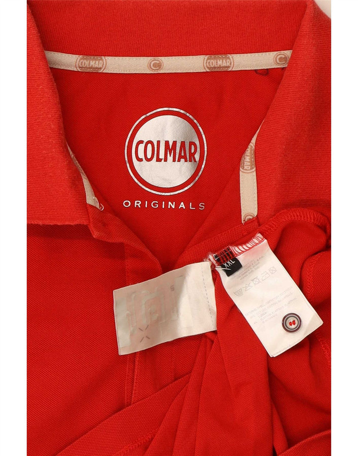 Męska koszulka polo Colmar 2XL czerwona bawełniana