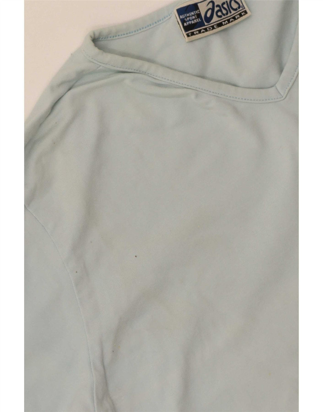 Damski top Asics z długim rękawem UK 14, duży, niebieski, bawełniany
