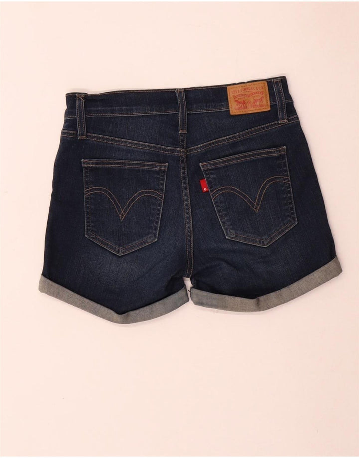 Damskie spodenki jeansowe Levi's W25 XS Granatowe, bawełniane