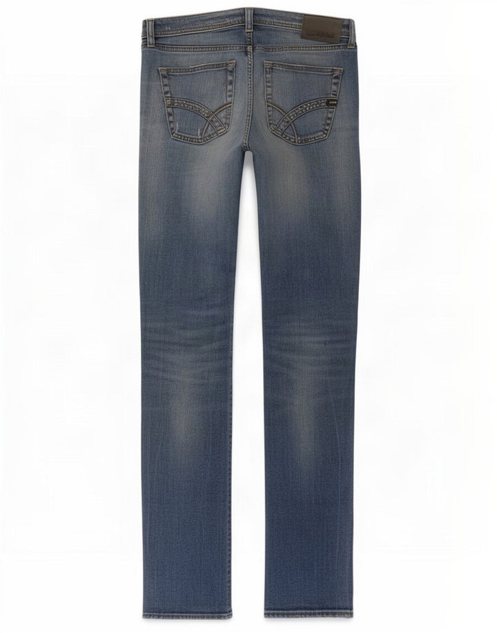 Jeansy damskie Slim Gas W32 L34 Niebieskie bawełniane
