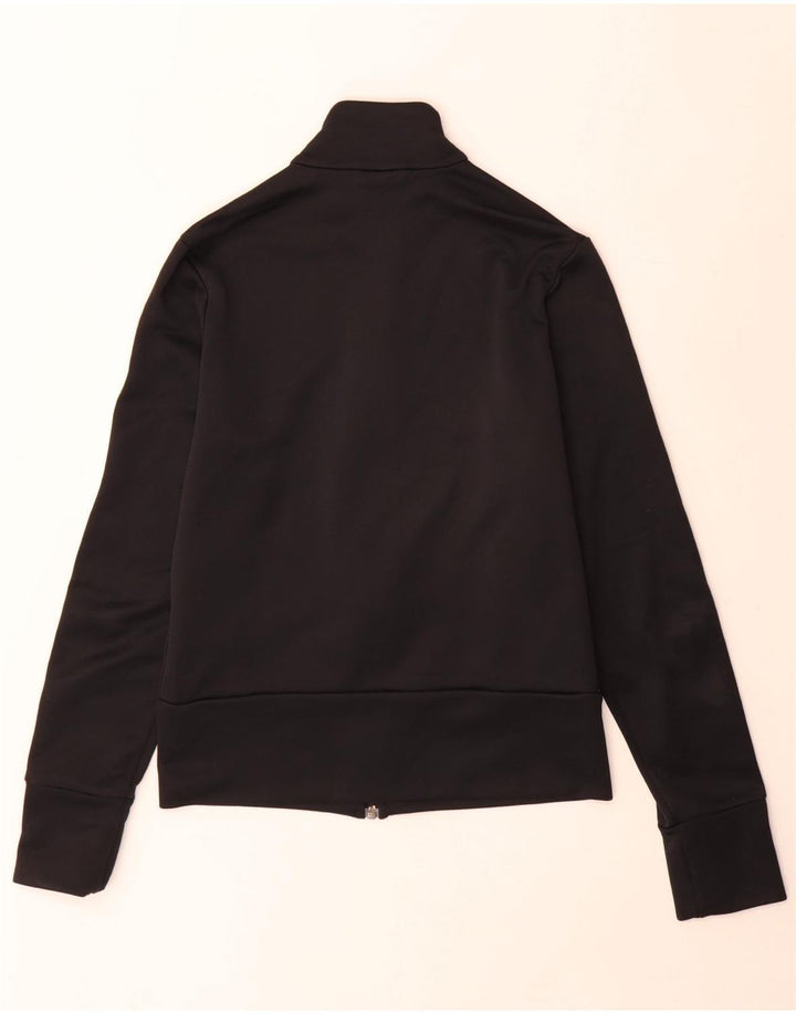 Adidas damski pełny dres UK 10 mały czarny poliester