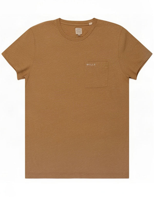 T-shirt męski Jack Wills Top Medium Beige Cotton