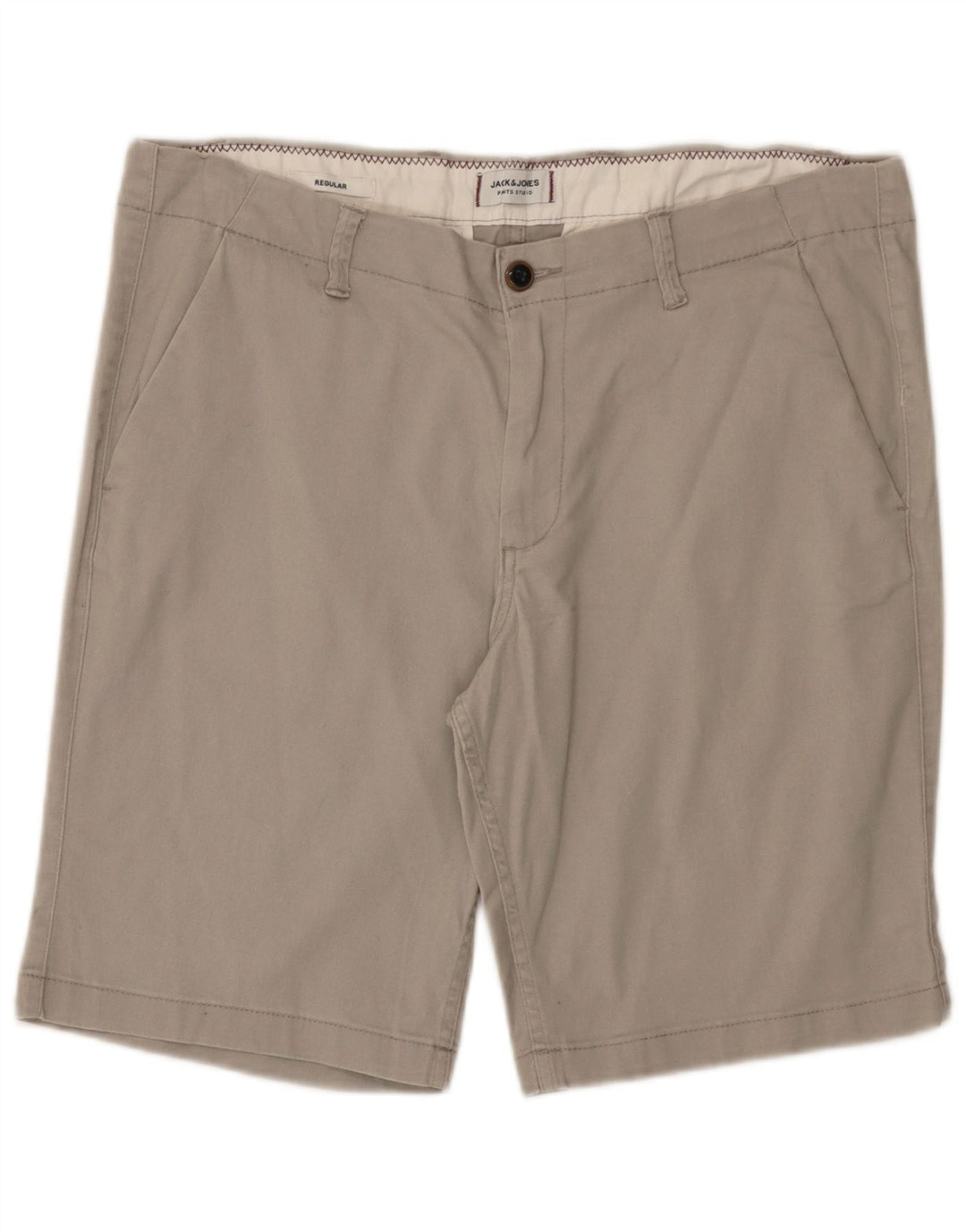 Męskie spodenki chino Jack & Jones Regular XL W38, szara bawełna