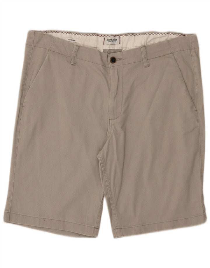 Męskie spodenki chino Jack & Jones Regular XL W38, szara bawełna