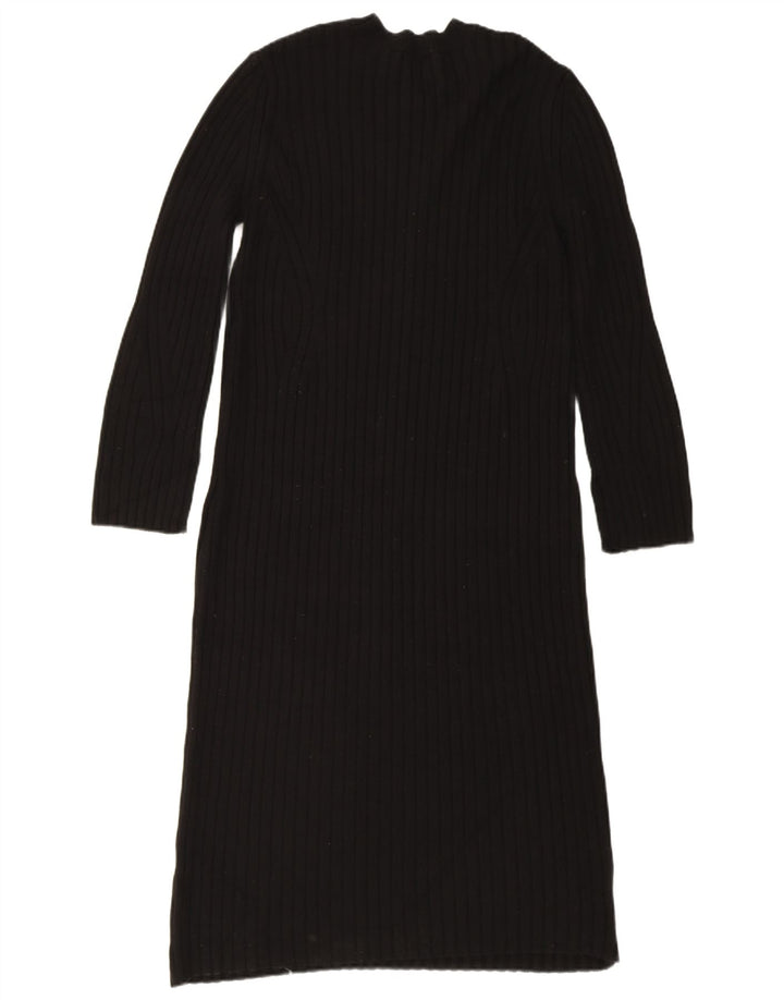 Damska sukienka sweterkowa Zara UK 14, średnia czerń