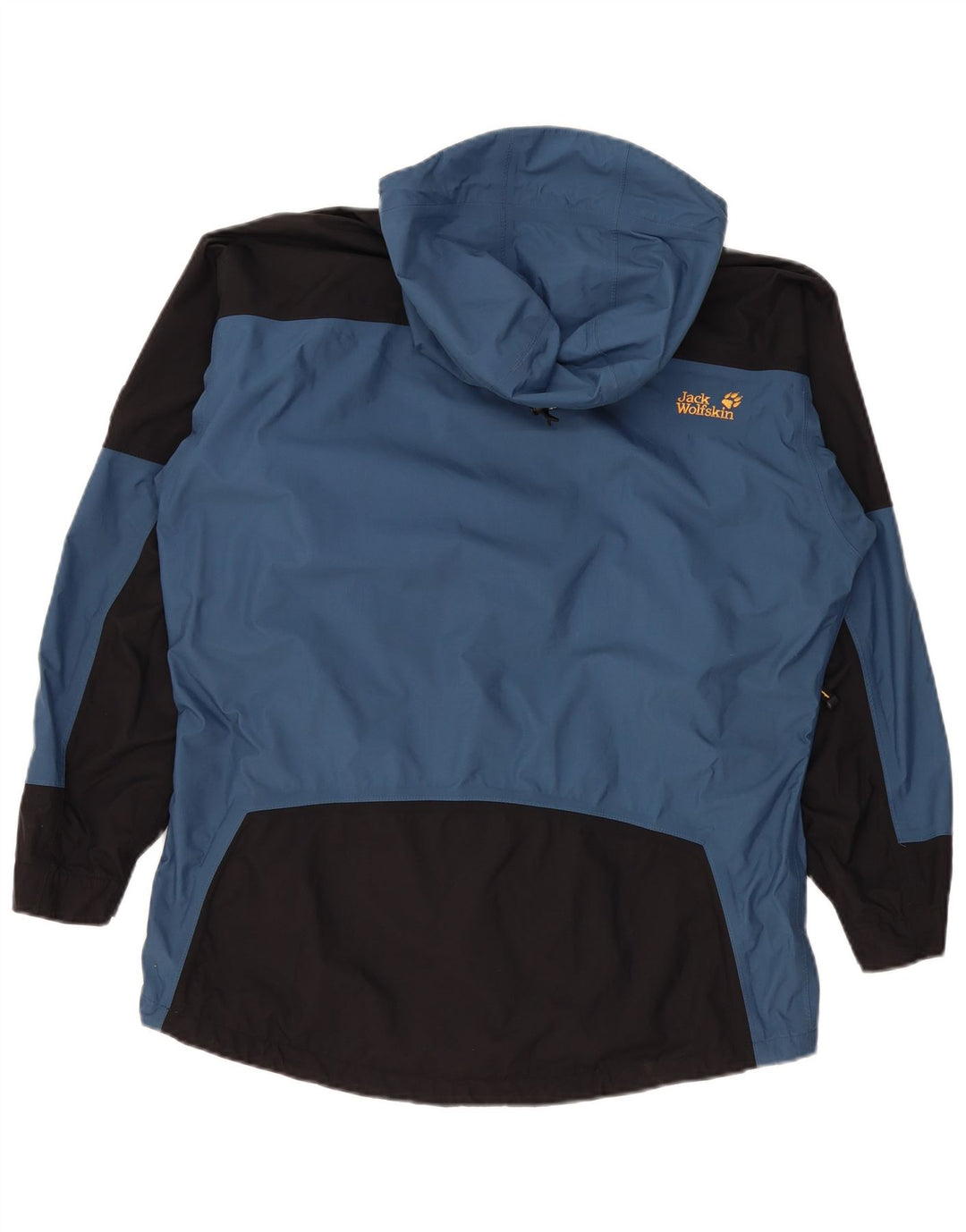 Damska kurtka wiatrówka Jack Wolfskin z kapturem UK 12, średni niebieski