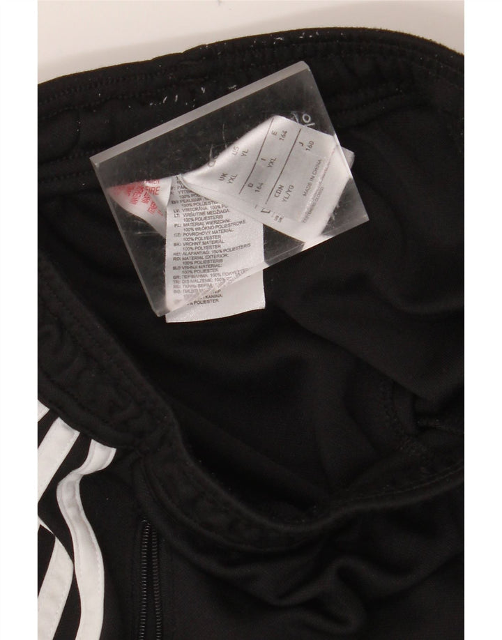 Chłopięce spodnie dresowe ADIDAS Climacool 13-14 lat XL, czarne, z blokami kolorów