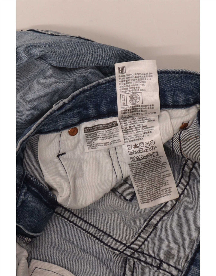 Męskie jeansy Levi's 511 w trudnej sytuacji W34 L36 Niebieska bawełna