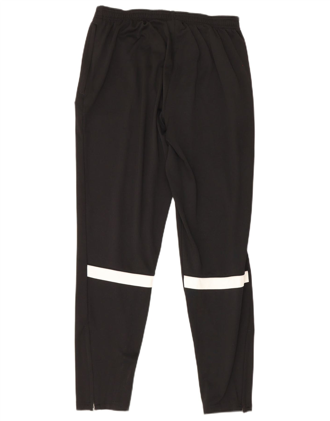 Męskie spodnie dresowe Nike Dri Fit, duży czarny poliester z blokami kolorów