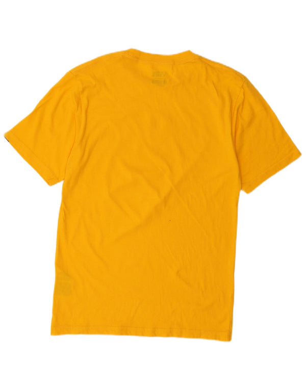 Vans Boys Classic Fit Graphic T-Shirt Top 14-15 Years XL Yellow Cotton
