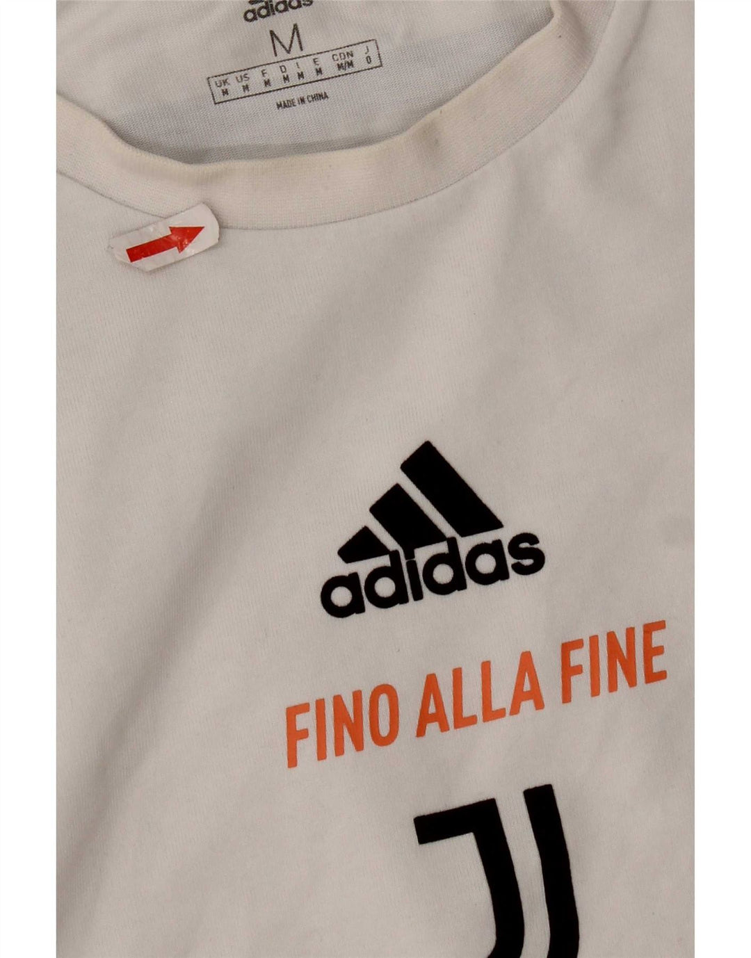 Adidas Męskie Juventus Graphic Top z długim rękawem, średni biały
