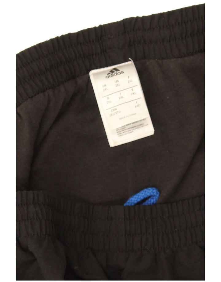Adidas Męskie spodnie dresowe Joggery 2XL Czarny poliester