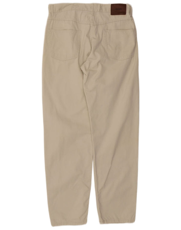 Męskie jeansy zwężane HUGO BOSS Arkansas W34 L32 Biała bawełna